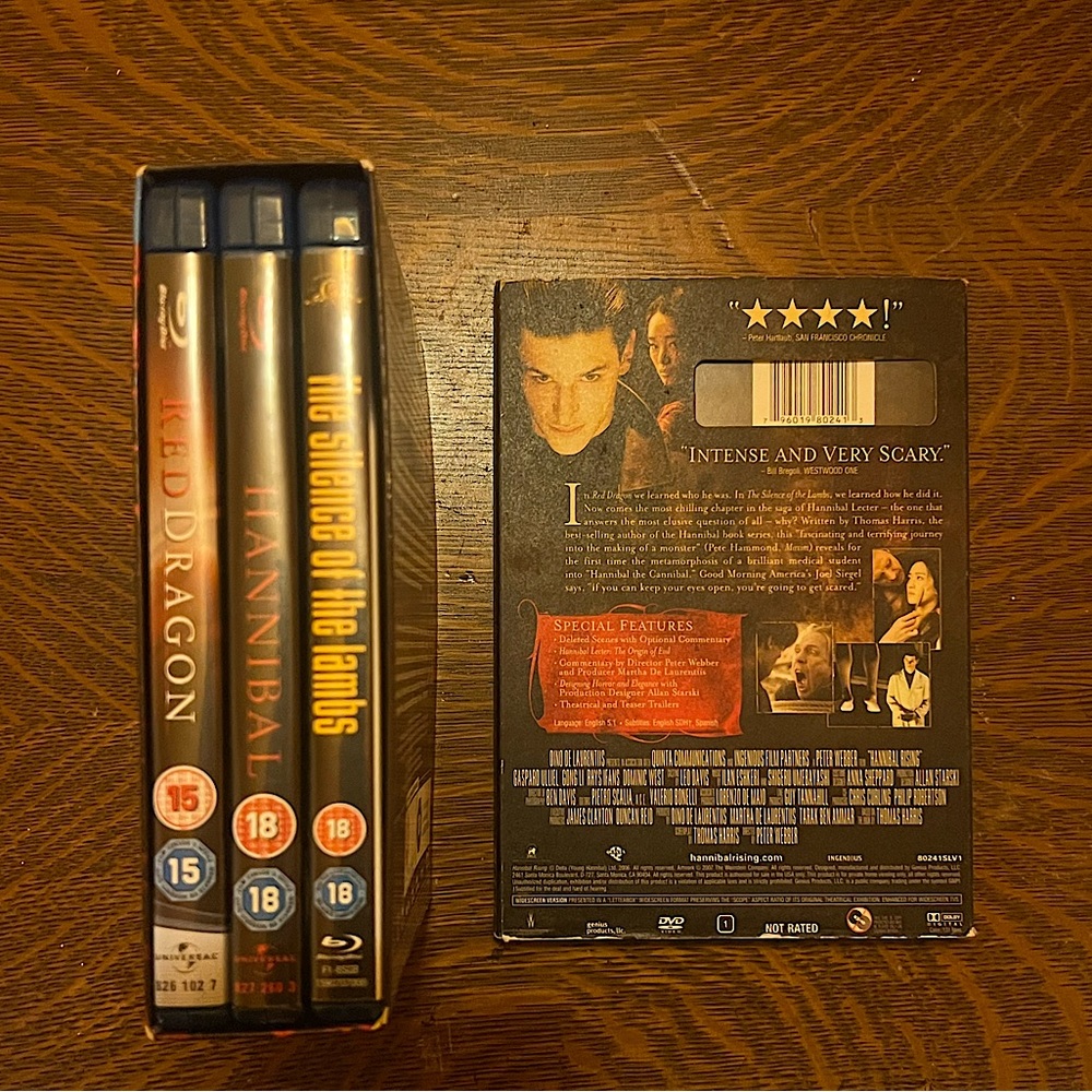 Hannibal Lecter Trilogy + Hannibal Rising - Picture 2 of 2